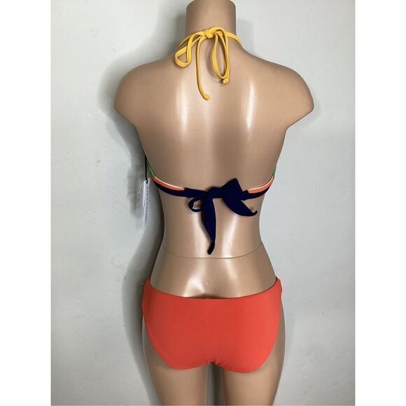 New. Robin Piccone color block bikini. S-top/M-bottom. Retails $178 - Picture 4 of 8